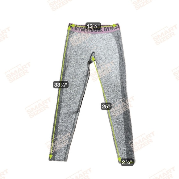 Gymshark Flex Legging Gray and Pink Size Size Medium - Picture 3 of 7